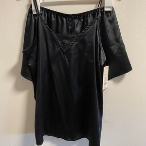 Two piece black pajama set